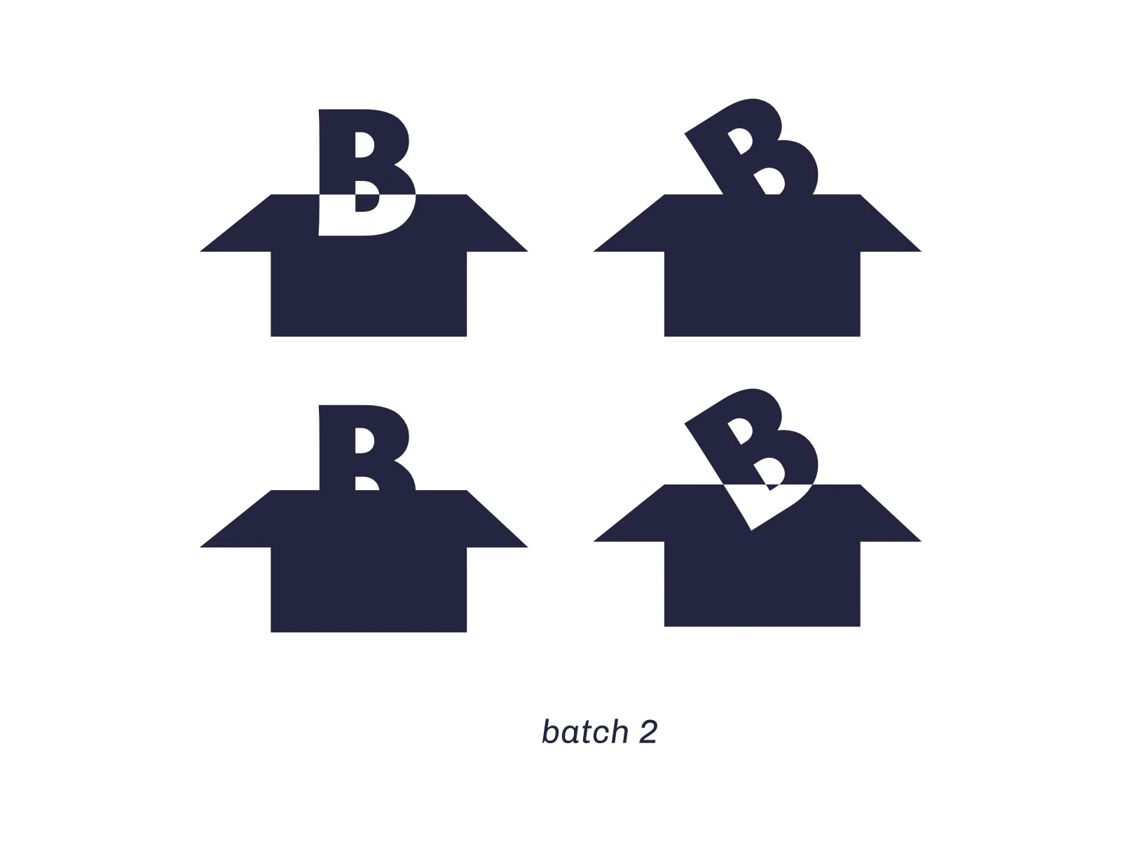 Bluemart brand mark light and dark variations