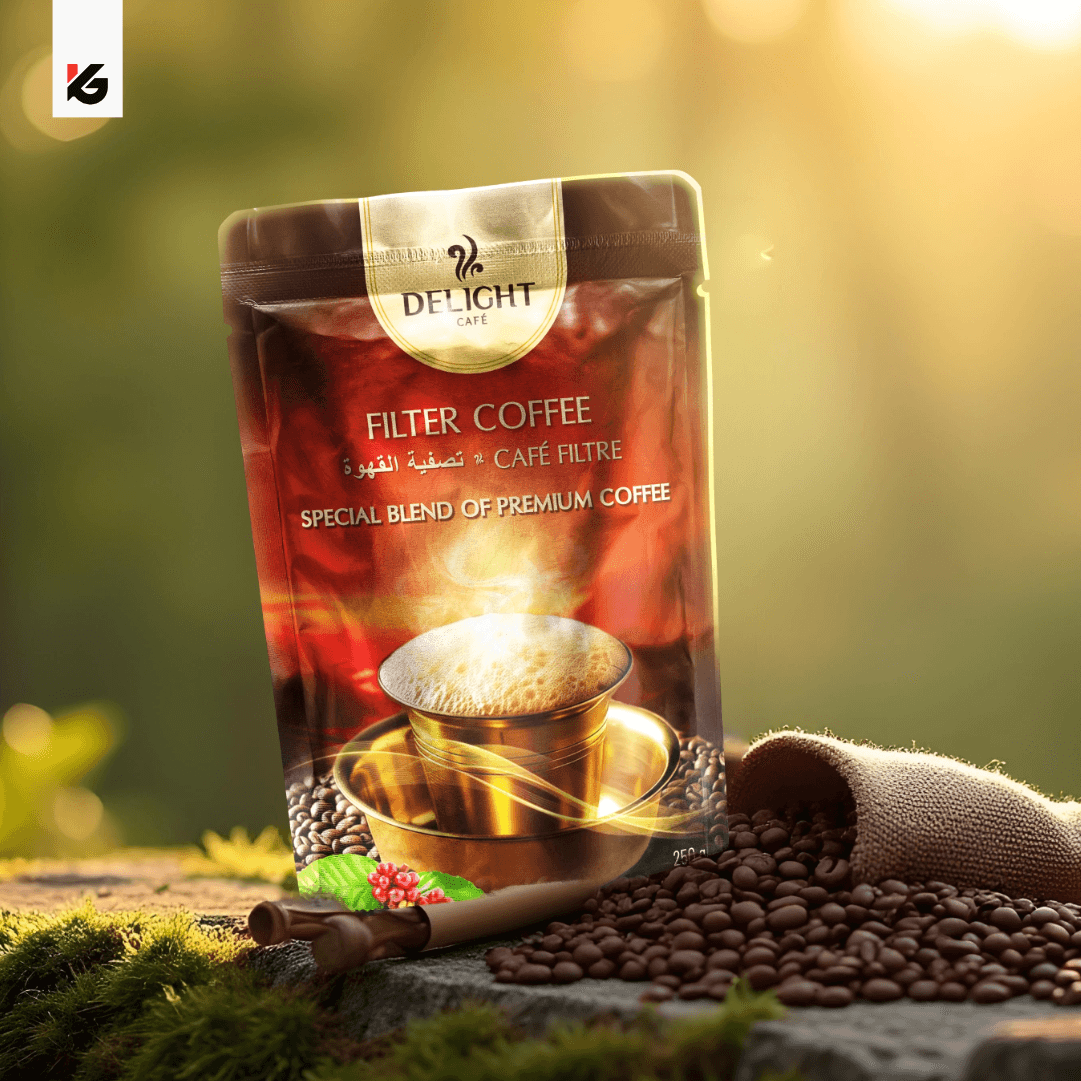Delight Café — print packaging case study cover