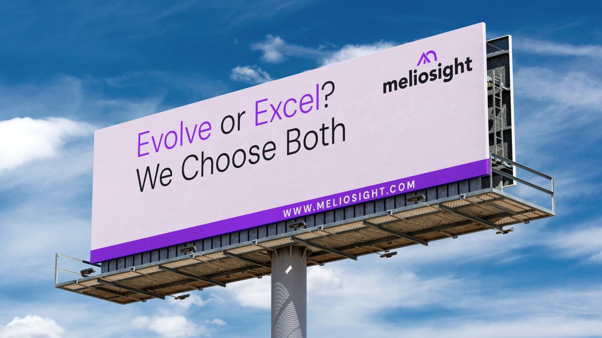 Meliosight digital UI application mockup