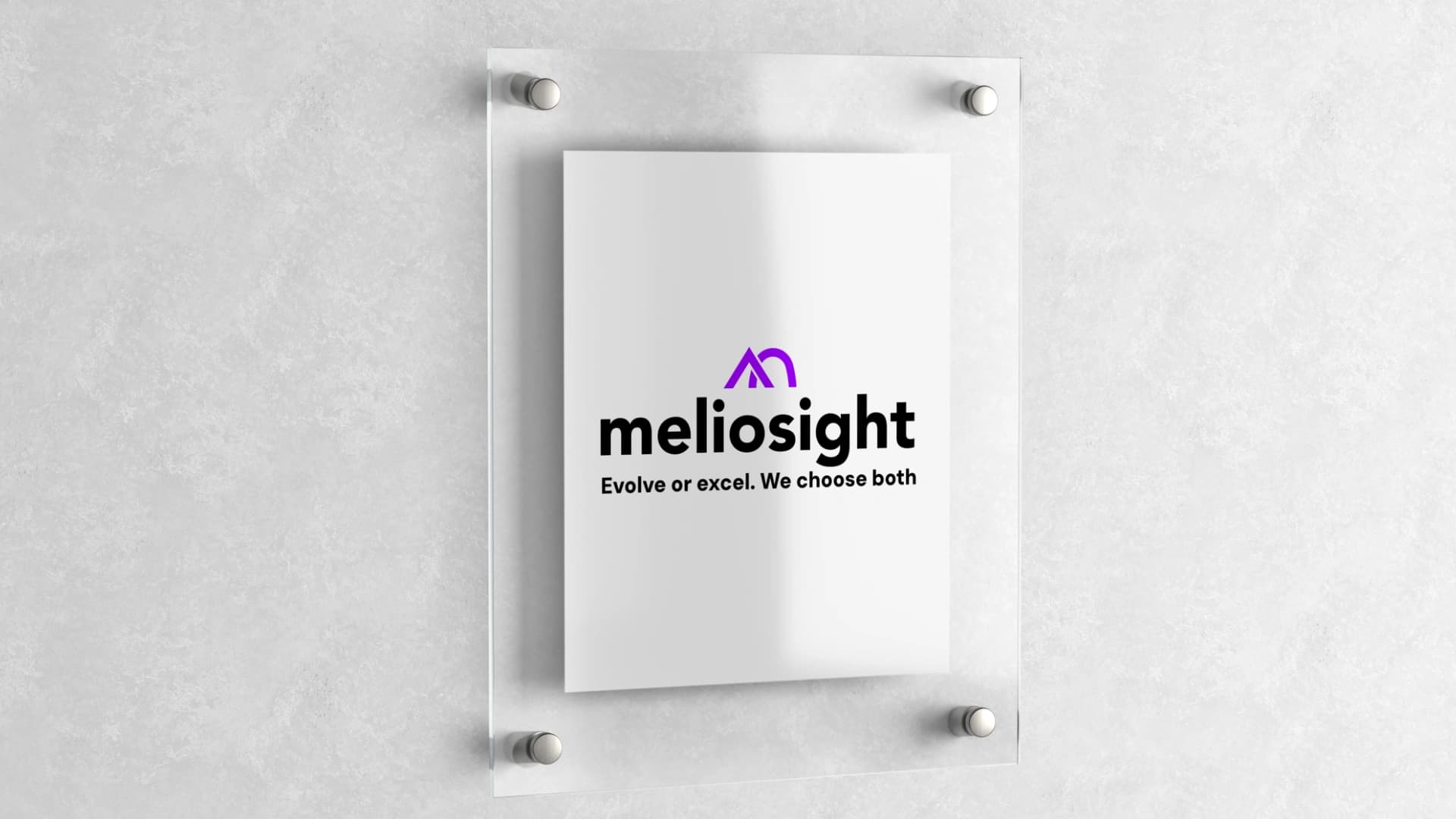 Meliosight brand color system and palette