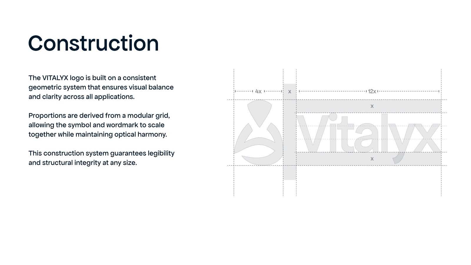 Logo construction grid